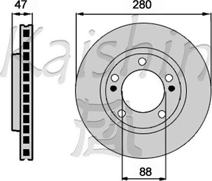 Kaishin CBR518 - Kočioni disk www.molydon.hr