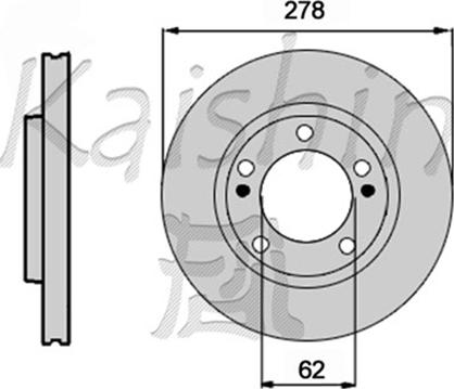 Kaishin CBR534 - Kočioni disk www.molydon.hr