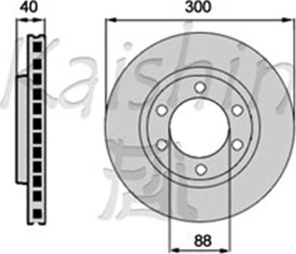 Kaishin CBR535 - Kočioni disk www.molydon.hr