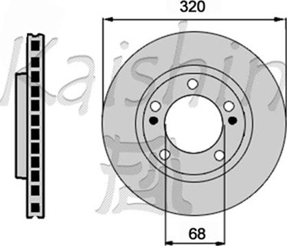 Kaishin CBR529 - Kočioni disk www.molydon.hr