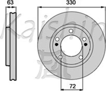 Kaishin CBR526 - Kočioni disk www.molydon.hr