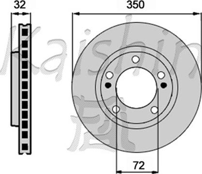 Kaishin CBR522 - Kočioni disk www.molydon.hr