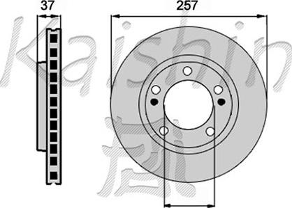 Kaishin CBR061 - Kočioni disk www.molydon.hr