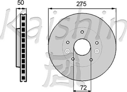 Kaishin CBR007 - Kočioni disk www.molydon.hr