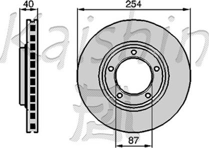 Kaishin CBR017 - Kočioni disk www.molydon.hr