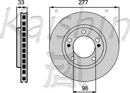 Kaishin CBR086 - Kočioni disk www.molydon.hr