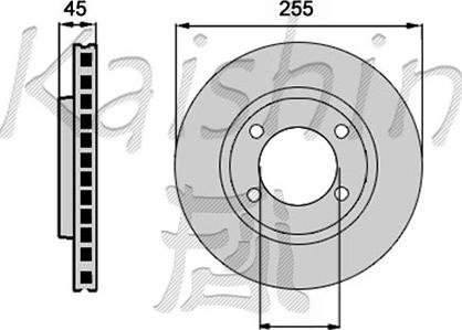 Kaishin CBR081 - Kočioni disk www.molydon.hr