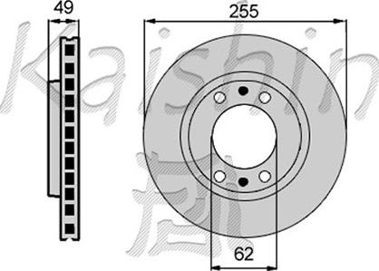 Kaishin CBR022 - Kočioni disk www.molydon.hr