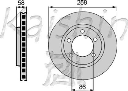 Kaishin CBR027 - Kočioni disk www.molydon.hr