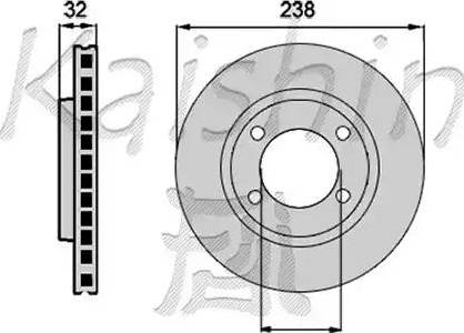 Kaishin CBR073 - Kočioni disk www.molydon.hr