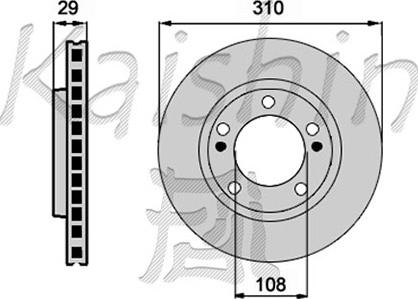 Kaishin CBR194 - Kočioni disk www.molydon.hr