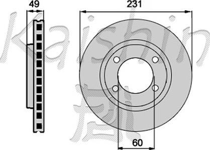 Kaishin CBR159 - Kočioni disk www.molydon.hr