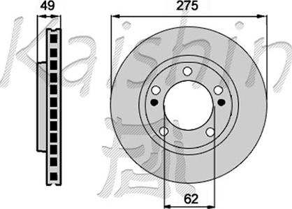 Kaishin CBR156 - Kočioni disk www.molydon.hr