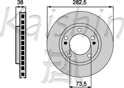 Kaishin CBR118 - Kočioni disk www.molydon.hr