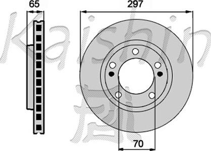 Kaishin CBR132 - Kočioni disk www.molydon.hr