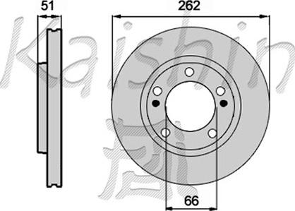 Kaishin CBR129 - Kočioni disk www.molydon.hr