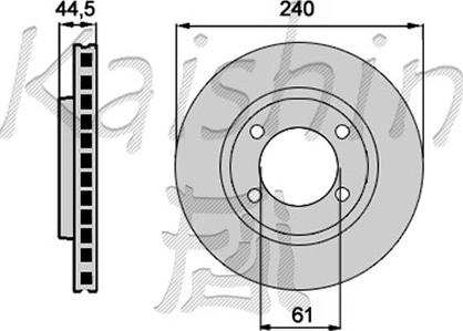 Kaishin CBR177 - Kočioni disk www.molydon.hr