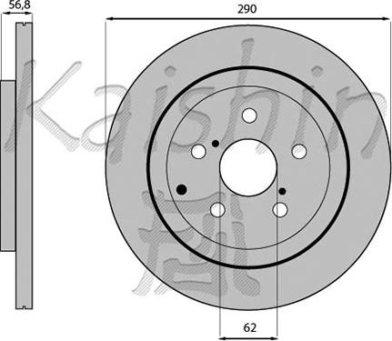 Kaishin CBR394 - Kočioni disk www.molydon.hr