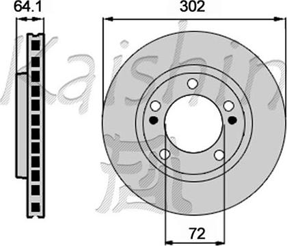 Kaishin CBR396 - Kočioni disk www.molydon.hr