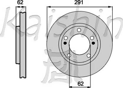 Kaishin CBR341 - Kočioni disk www.molydon.hr