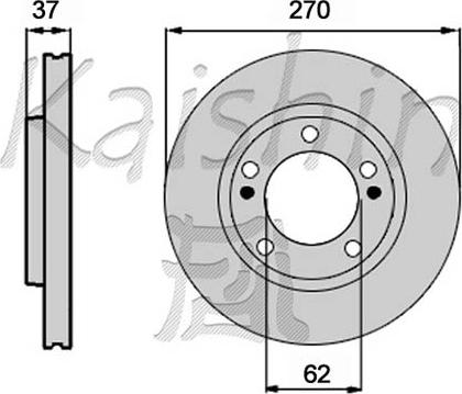 Kaishin CBR350 - Kočioni disk www.molydon.hr