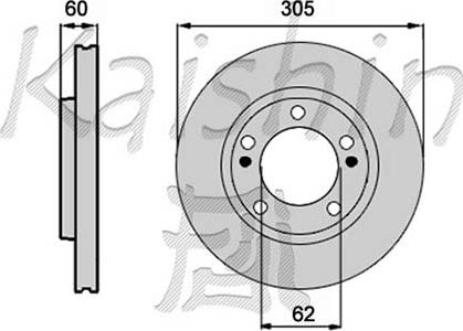 Kaishin CBR365 - Kočioni disk www.molydon.hr