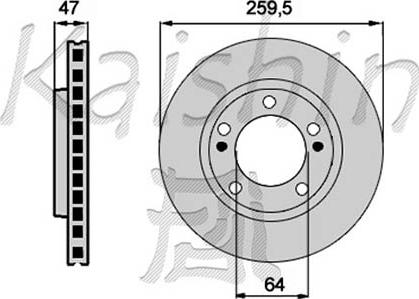 Kaishin CBR361 - Kočioni disk www.molydon.hr