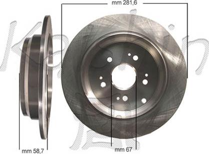 Kaishin CBR363 - Kočioni disk www.molydon.hr