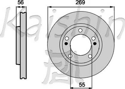 Kaishin CBR304 - Kočioni disk www.molydon.hr