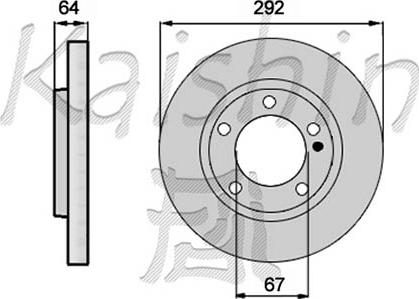 Kaishin CBR387 - Kočioni disk www.molydon.hr