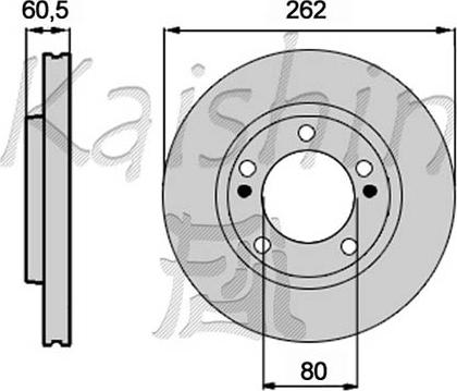 Kaishin CBR332 - Kočioni disk www.molydon.hr