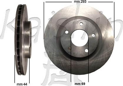 Kaishin CBR337 - Kočioni disk www.molydon.hr