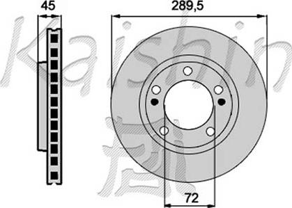 Kaishin CBR321 - Kočioni disk www.molydon.hr