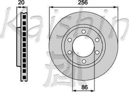 Kaishin CBR322 - Kočioni disk www.molydon.hr