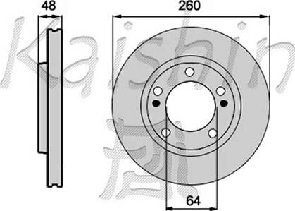 Kaishin CBR265 - Kočioni disk www.molydon.hr