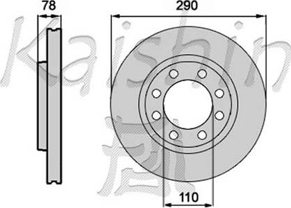 Kaishin CBR288 - Kočioni disk www.molydon.hr