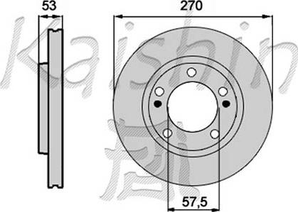 Kaishin CBR238 - Kočioni disk www.molydon.hr