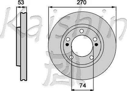 Kaishin CBR270 - Kočioni disk www.molydon.hr