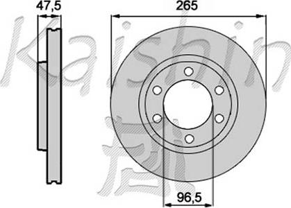 Kaishin CBR273 - Kočioni disk www.molydon.hr