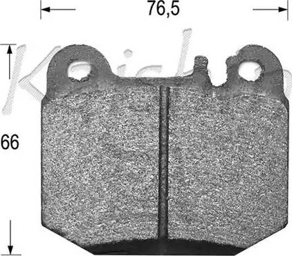 Kaishin D10080 - Komplet Pločica, disk-kočnica www.molydon.hr