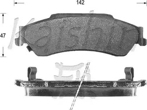 Kaishin D10027 - Komplet Pločica, disk-kočnica www.molydon.hr