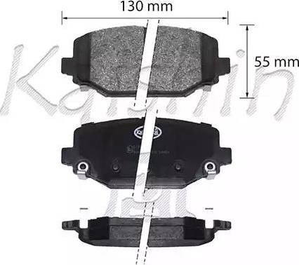 Kaishin D10220 - Komplet Pločica, disk-kočnica www.molydon.hr