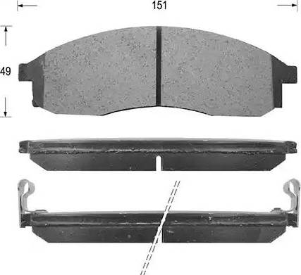 Kaishin D1173 - Komplet Pločica, disk-kočnica www.molydon.hr