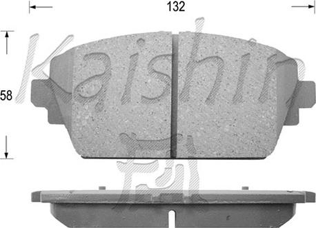 Kaishin D1247 - Komplet Pločica, disk-kočnica www.molydon.hr