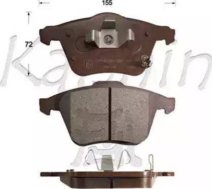 Kaishin D3138 - Komplet Pločica, disk-kočnica www.molydon.hr