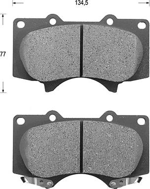 Kaishin D2228 - Komplet Pločica, disk-kočnica www.molydon.hr