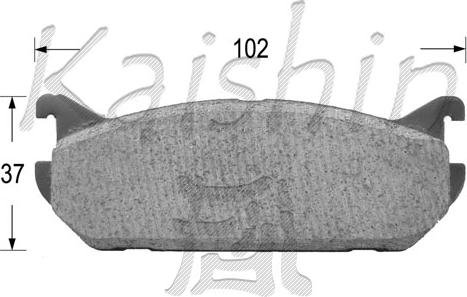 Kaishin FK9014 - Komplet Pločica, disk-kočnica www.molydon.hr