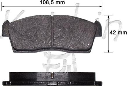 Kaishin FK9027 - Komplet Pločica, disk-kočnica www.molydon.hr