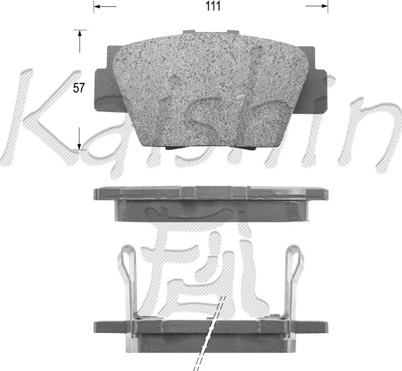 Kaishin FK5063 - Komplet Pločica, disk-kočnica www.molydon.hr