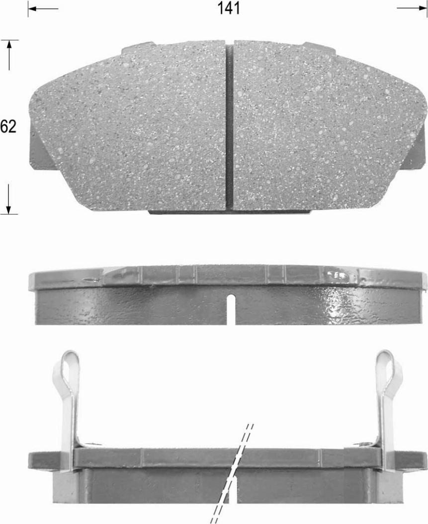 Kaishin FK5085 - Komplet Pločica, disk-kočnica www.molydon.hr